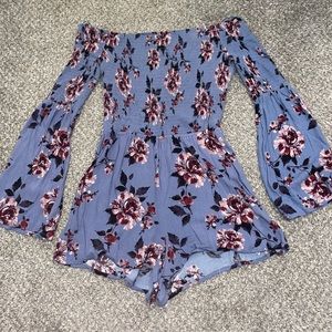 Kendall and Kylie Floral Print Romper